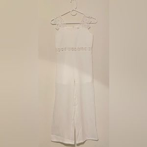 White jumpsuit size 10